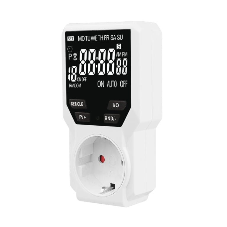 VA Screen plug Timer, Factory R&D Programmable New Indoor Weekly Time Controller